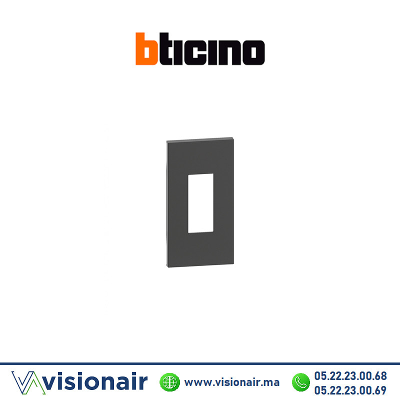 Enjoliveur RJ 2M Noir BTICINO Living Now BTKG07M2 Casablanca Maroc