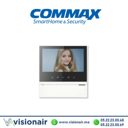 Moniteur vidéophone COMMAX écran LCD 7" blanc CDV-70MHBSBL Casablanca Maroc