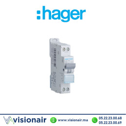 Disjoncteur HAGER 1P+N 32A MJN732 Casablanca Maroc