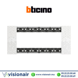 Plaque BTICINO Living Now 6 modules Pixel BTKA4806MW Casablanca Maroc