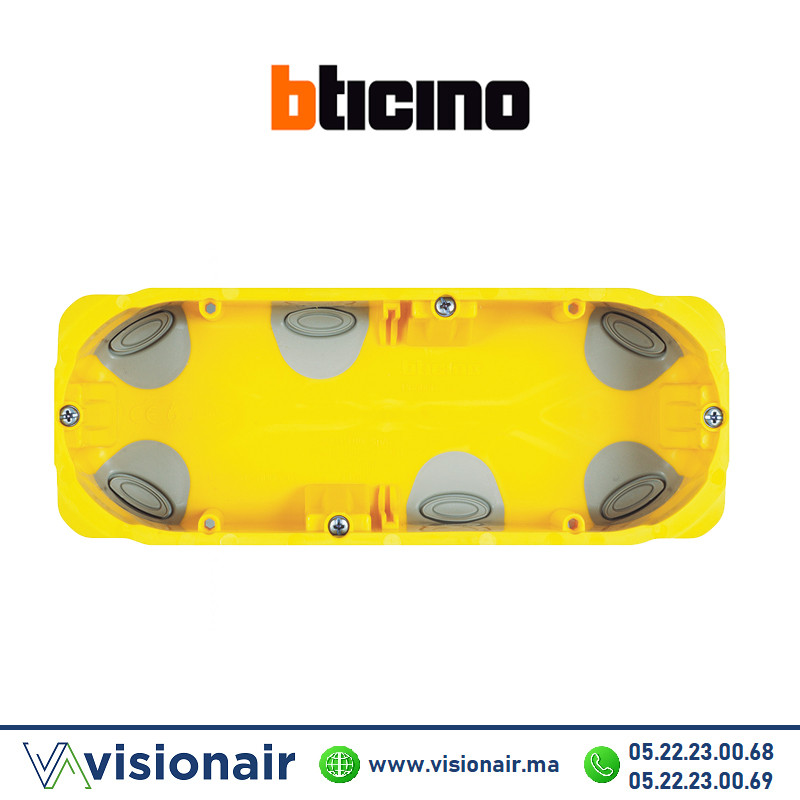 Boîte encastrement BTICINO 6M cloison séches BTPB506N Casablanca Maroc