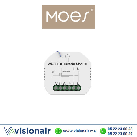 Switch Moes volet roulant WRM-108-MS Casablanca Maroc