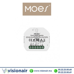 Switch double Moes pour éclairage WRM-104B Casablanca Maroc