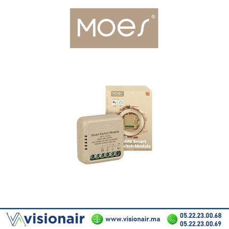 Smart switch Moes Wi-Fi WM-104-M Casablanca Maroc