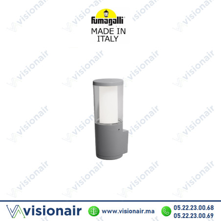 Applique murale Fumagalli Carlo Wall GU10 3,5W CCT Gris Casablanca Maroc