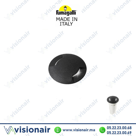 Encastré de sol Fumagalli Ceci 2L 90 noir Casablanca Maroc