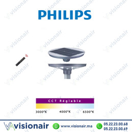 Lanterne LED solaire PHILIPS 400W BC010 CCT Casablanca Maroc