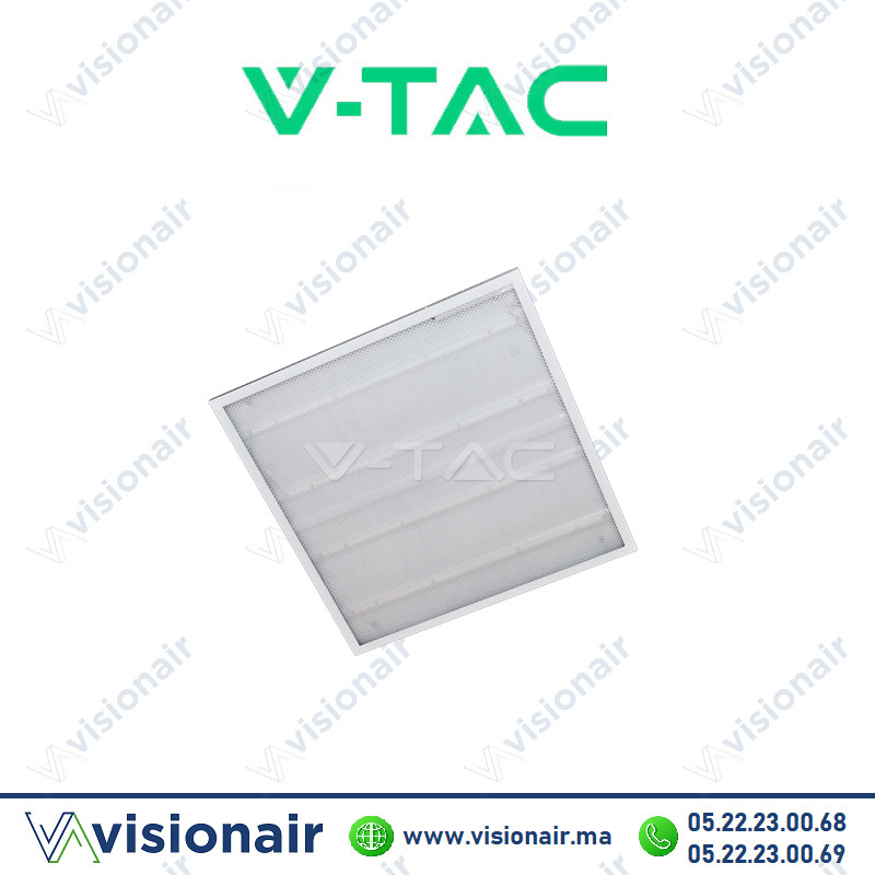 Surface de panel V-TAC encastré 600x600 36W 6500°K SKU6381 Casablanca Maroc