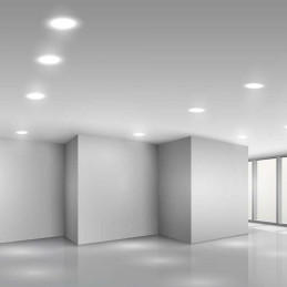 Panel LED V-TAC backlite rond encastré 6W 6500°K SKU97161 Casablanca Maroc