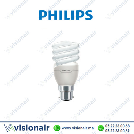 Lampe Philips Tornado 15W B22 3000°K Casablanca Maroc