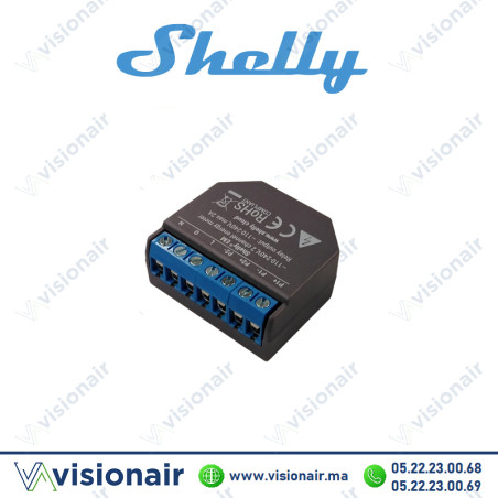 Relais domotique SHELLY compteur WI-FI avec pince 50A SHELLY-EM Casablanca Maroc
