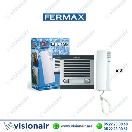 Kit interphone Fermax 2 poste FERMAX-6202 Casablanca Maroc