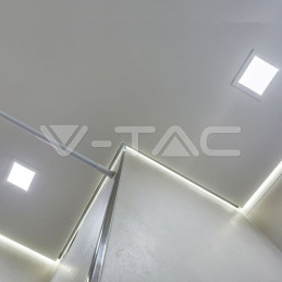 Panel LED V-TAC backlite carré encastré 12W 6500°K SKU97170 Casablanca Maroc