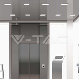Panel LED V-TAC backlite carré encastré 18W 6500°K SKU97172 Casablanca Maroc
