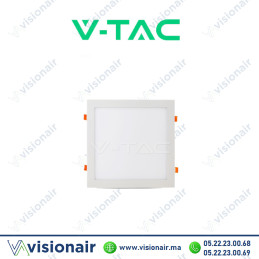 Panel LED V-TAC carré encastré 24W 6000°K SKU9624 Casablanca Maroc