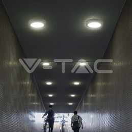 Panel LED V-TAC apparent backlite rond 24W 6500°K SKU97177 Casablanca Maroc