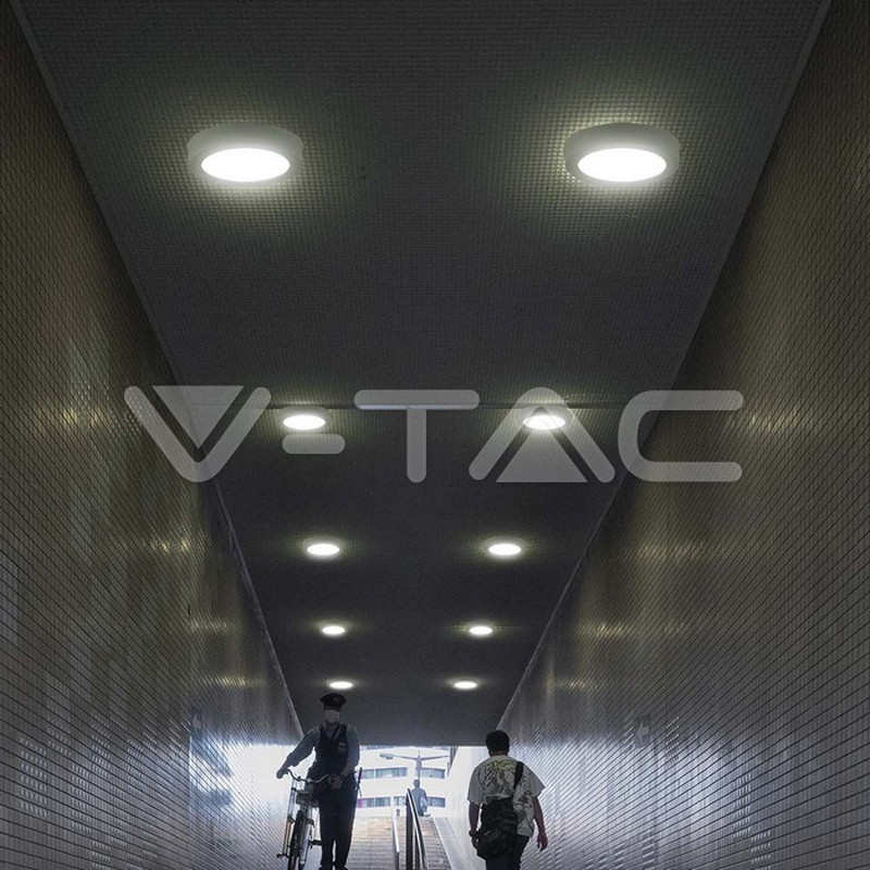 Panel LED V-TAC apparent backlite rond 24W 6500°K SKU97177 Casablanca Maroc