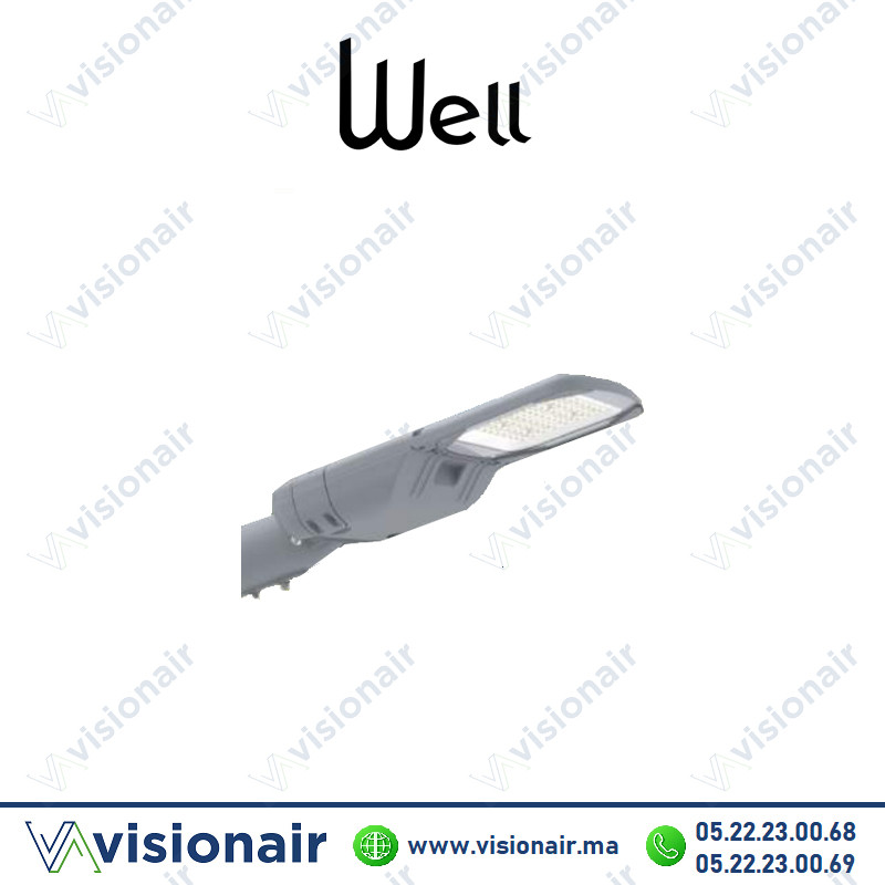 Luminaire LED Well Pluto 150W 4000°K éclairage publique Casablanca Maroc