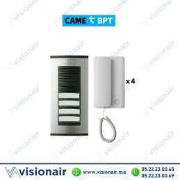 Kit interphone BPT 4 postes Agata audio Casablanca Maroc