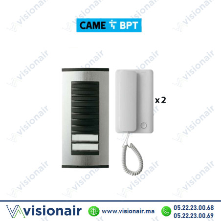 Kit interphone BPT 2 postes Agata audio Casablanca Maroc