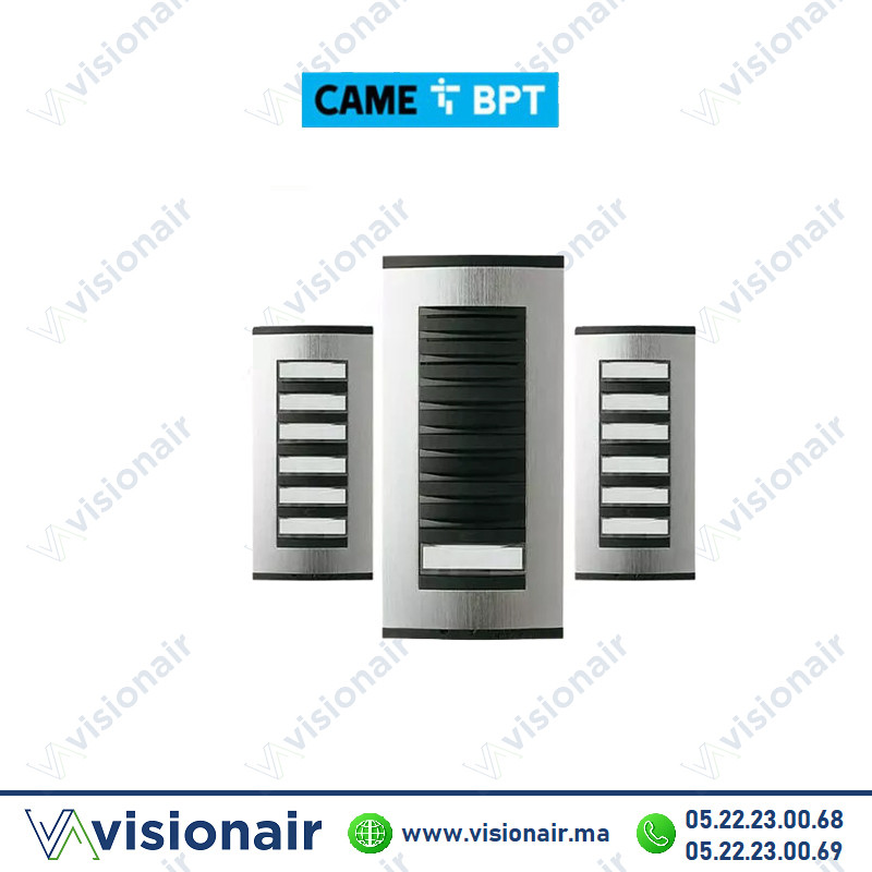 Platine de rue BPT 8 boutons BPT-EXT-8B Casablanca Maroc