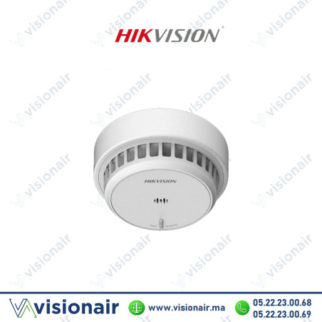 Détecteur de fumée Hikvision photoélectrique autonome Casablanca Maroc