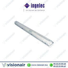 Réglette étanche INGELEC avec Tube Led 1x18W 120cm Casablanca Maroc