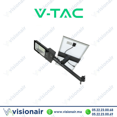 Luminaire LED solaire V-TAC 150W 6000°K éclairage publique SKU95508 Casablanca Maroc