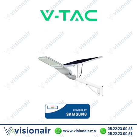 Luminaire LED solaire V-TAC 300W 6000°K éclairage publique SKU20341 Casablanca Maroc