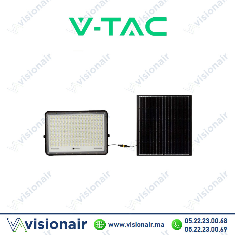 Projecteur LED solaire V-TAC 240W 6400°K SKU7829 Casablanca Maroc