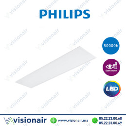 Panel LED PHILIPS 1200x300 34W 4000°K Casablanca Maroc
