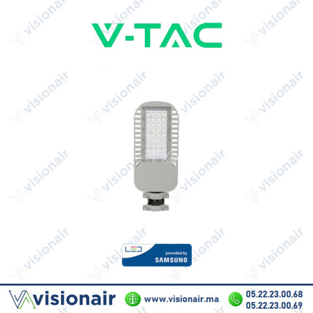 Luminaire LED slim streetlight V-TAC 50W 6500°K VT-54ST Casablanca Maroc