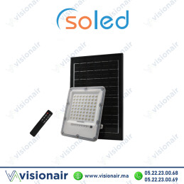 Projecteur LED solaire Soled 200W 6500°K Casablanca Maroc