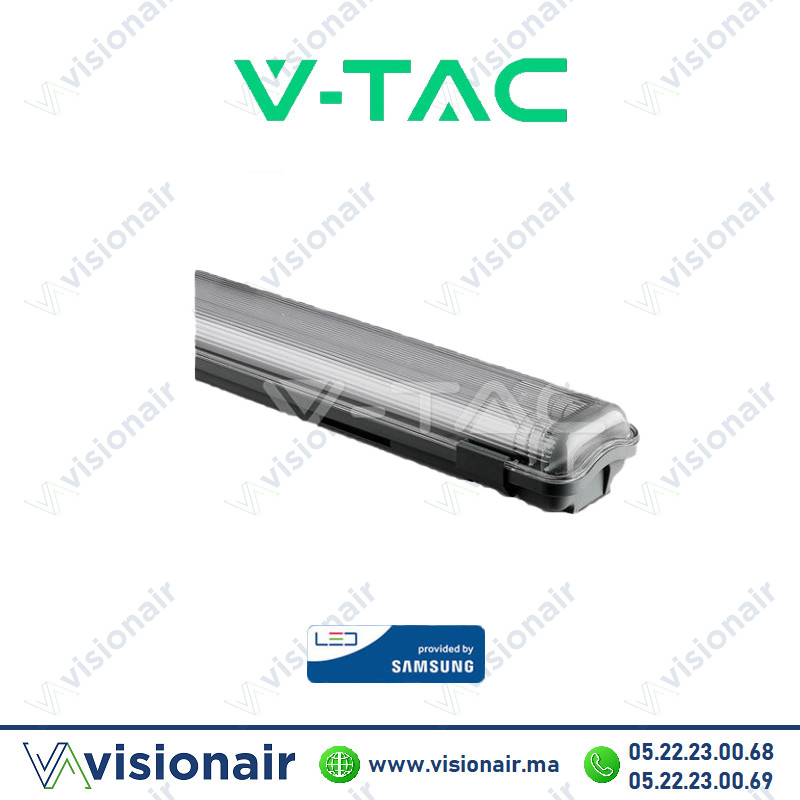 Réglette étanche V-TAC 2x150cm IP65 (vide) VT15022-SKU6400 Casablanca Maroc