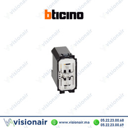 Interrupteur volets roulant connecté BTICINO Living Now 1M BTK4027C Casablanca Maroc