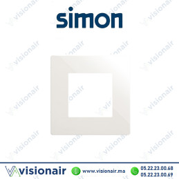 Cadre Simon 270 1 module Icon blanc 27000610-090 Casablanca Maroc