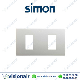Cadre Simon 270 Minima 2 modules Aluminium 27101620-093 Casablanca Maroc