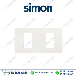Cadre Simon 270 Minima 2 modules blanc 27101620-090 Casablanca Maroc