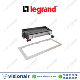Incara flip-up Legrand 12 modules 5 prises 2P+T + 1 chargeur USB A+C 15W Casablanca Maroc