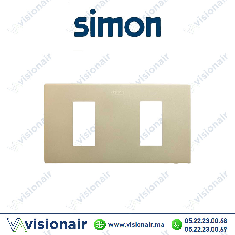 Cadre Simon 270 Minima 2 modules champagne 27101620-094 Casablanca Maroc