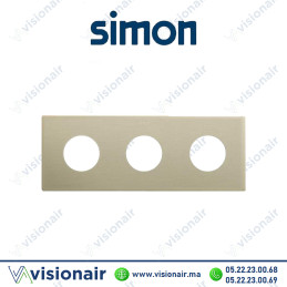 Cadre Simon 270 Minima 3 modules 2P+T CLEAN champagne 27110630-094 Casablanca Maroc