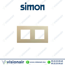 Cadre Simon 270 2 modules Icon champagne 27000620-094 Casablanca Maroc