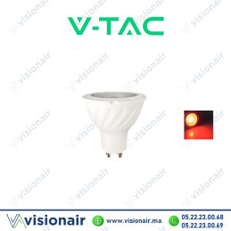 Lampe LED GU10 V-TAC 5W Rouge SKU97758 Casablanca Maroc