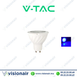 Lampe LED GU10 V-TAC 5W Bleu SKU97757 Casablanca Maroc