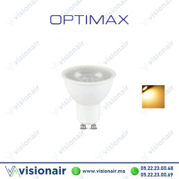 Lampe LED GU10 Optimax 8W Gold Casablanca Maroc