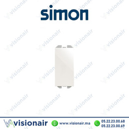 Bouton-poussoir Simon 270 neutre blanc 20001150-090 Casablanca Maroc