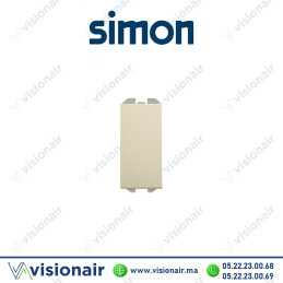 Bouton-poussoir Simon 270 neutre champagne 20001150-094 Casablanca Maroc