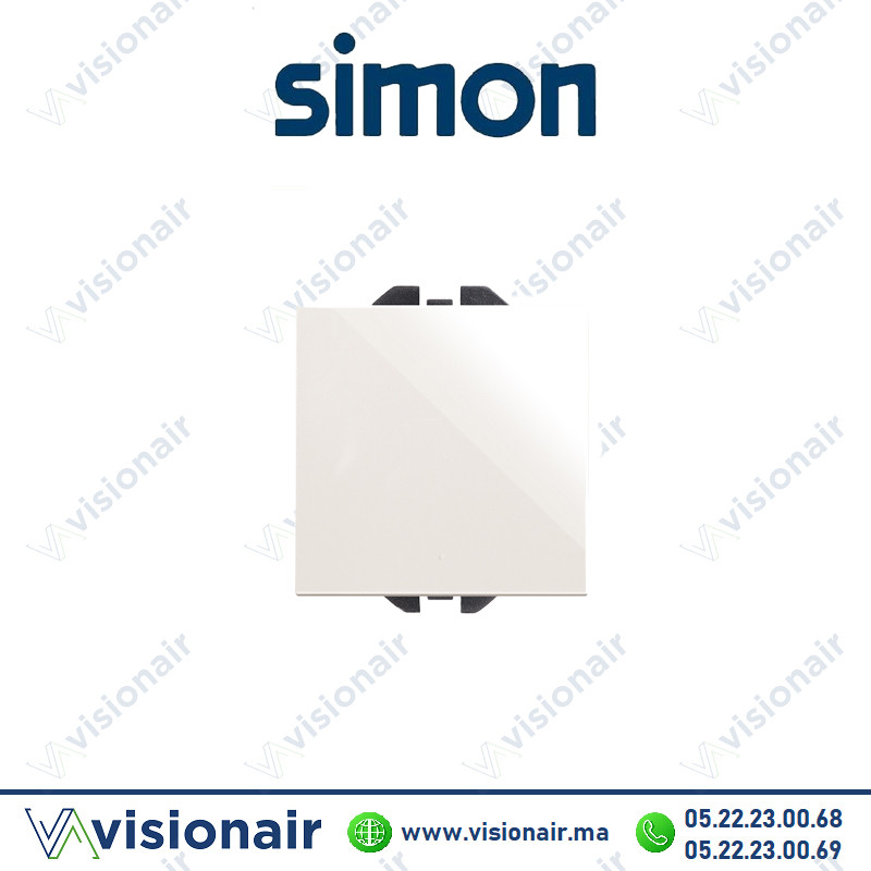 Interrupteur Simon 270 10Ax va-et-vient blanc 20000201-090 Casablanca Maroc