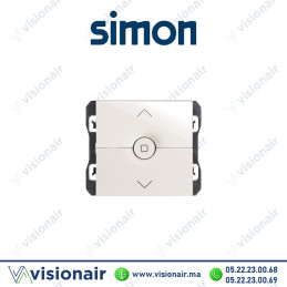 Interrupteur Simon 270 volet roulant large blanc 20000333-090 Casablanca Maroc