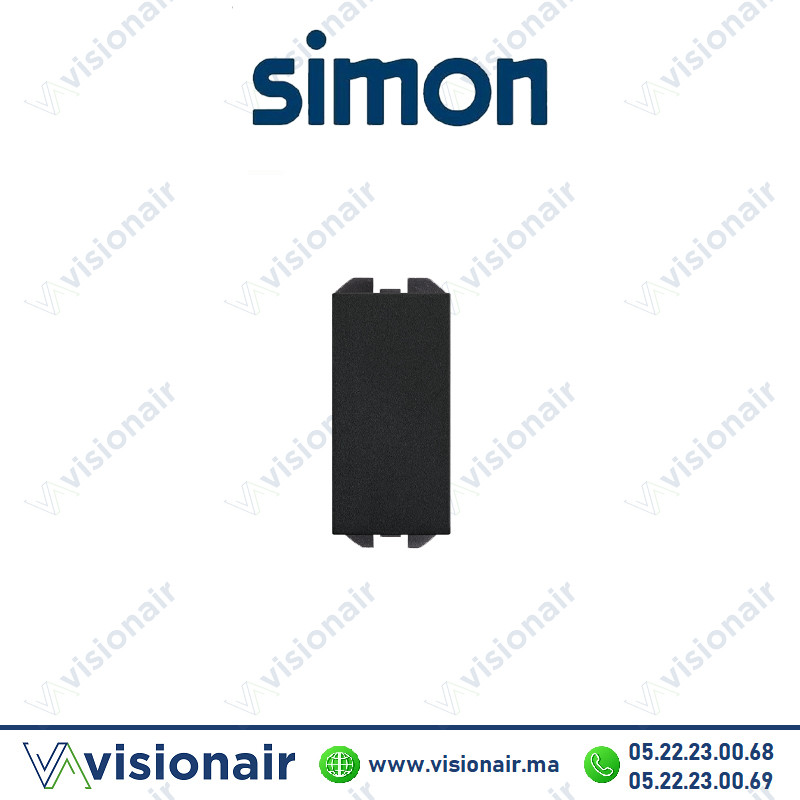 Enjoliveur Simon 270 aveugle étroit Noir mat 20001800-098 Casablanca Maroc